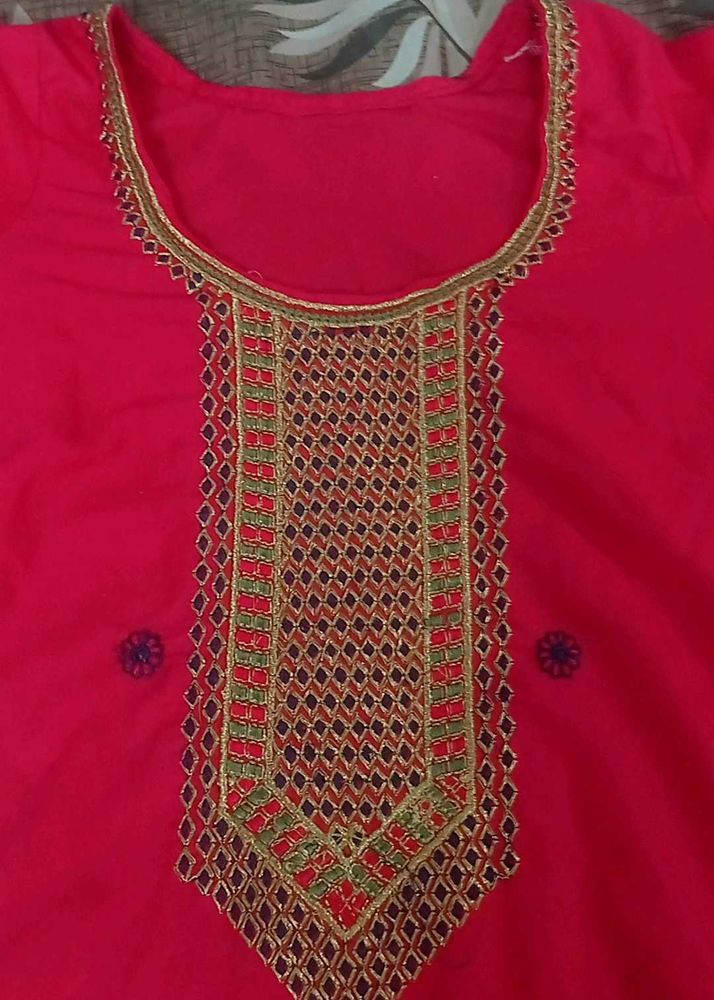 Elegant Embroidered Kurta Top