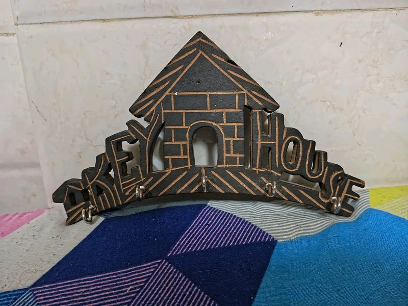 Wooden House Key