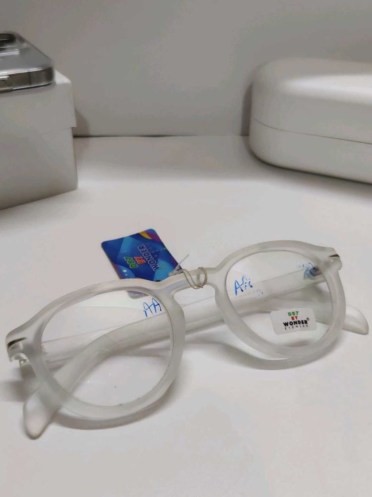 Stylish Round Frosted Eyeglasses