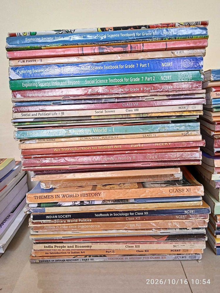 70 NCERT Class 6 to 12 Textbooks