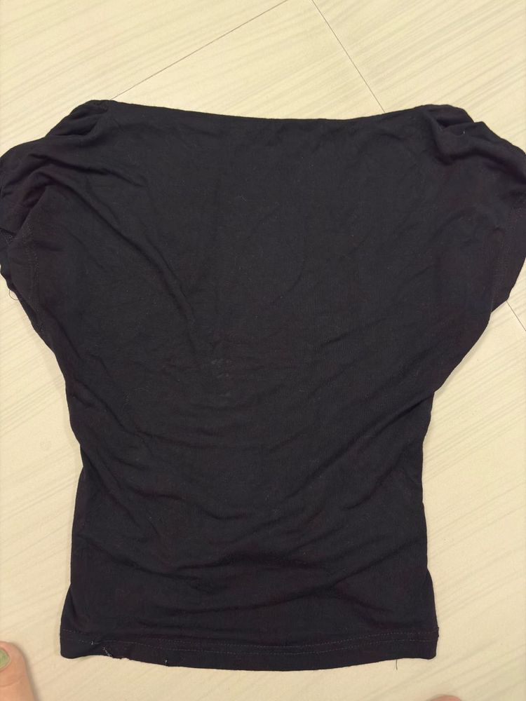 Black Backless  Top