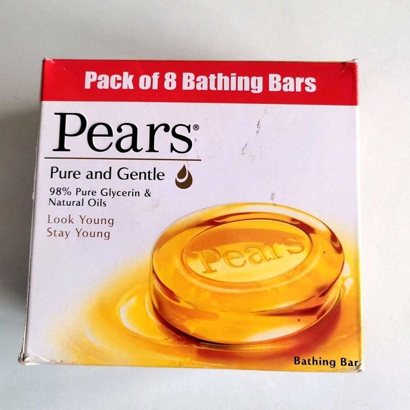 Pears Pure &amp; Gentle Soap (8 Bars)