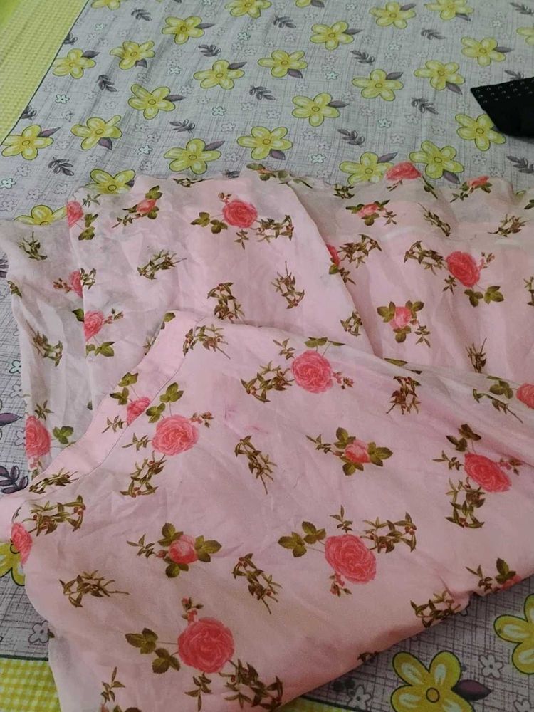 Pink Floral Shirt with tshirt