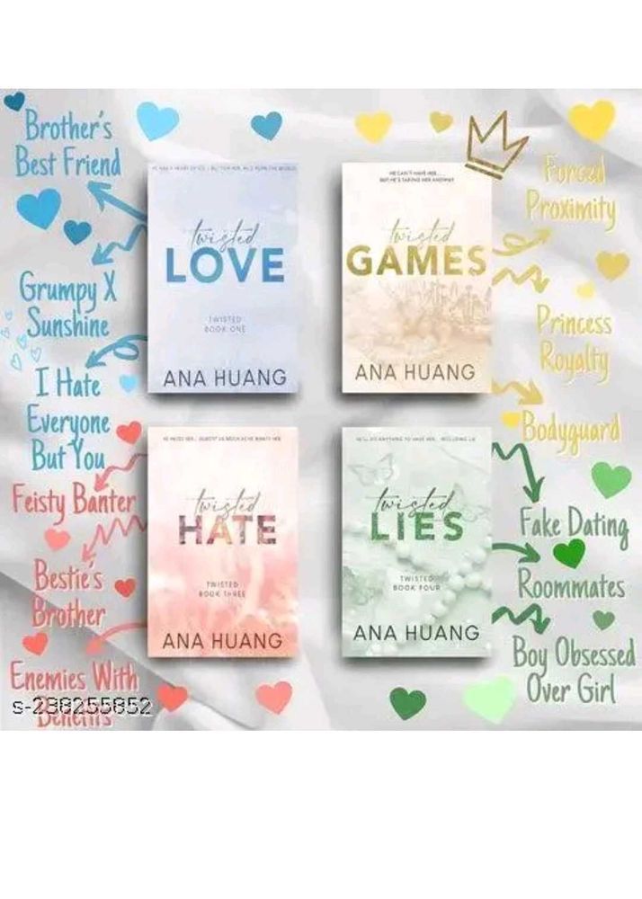 Twisted Series by Ana Huang (Books 1-4)