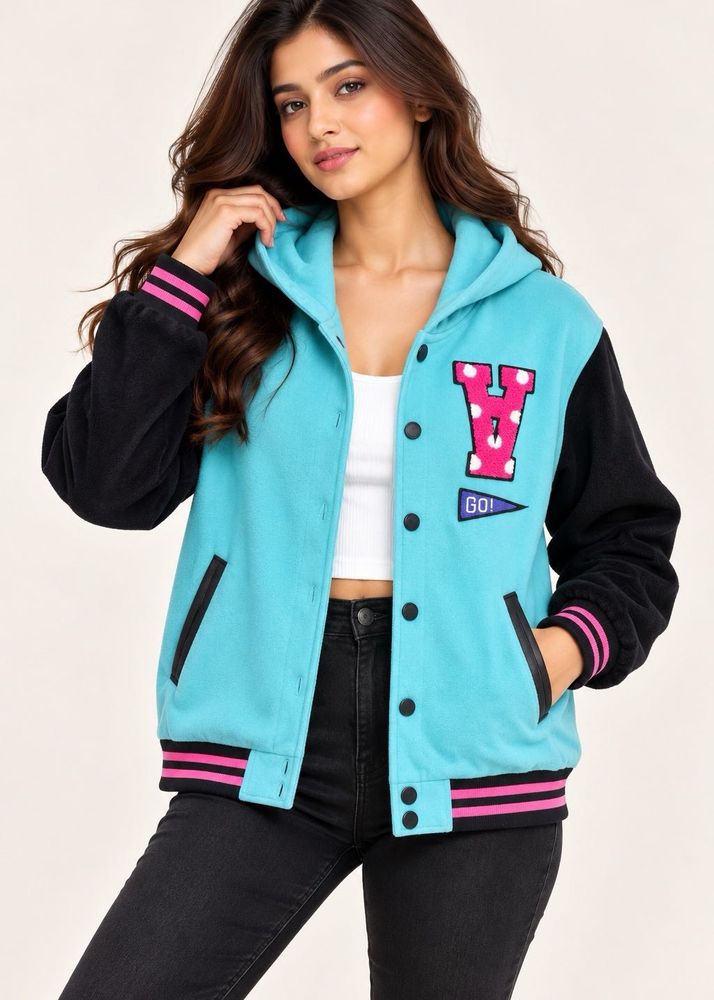 Varsity Jacket with "V" Patch
