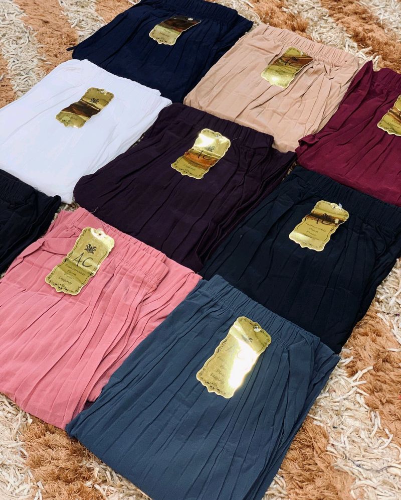 Pleated Flowy Palazzo Pants