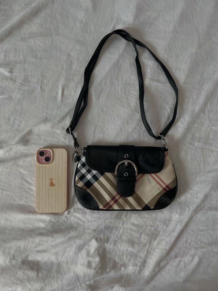Chic Plaid Crossbody Bag