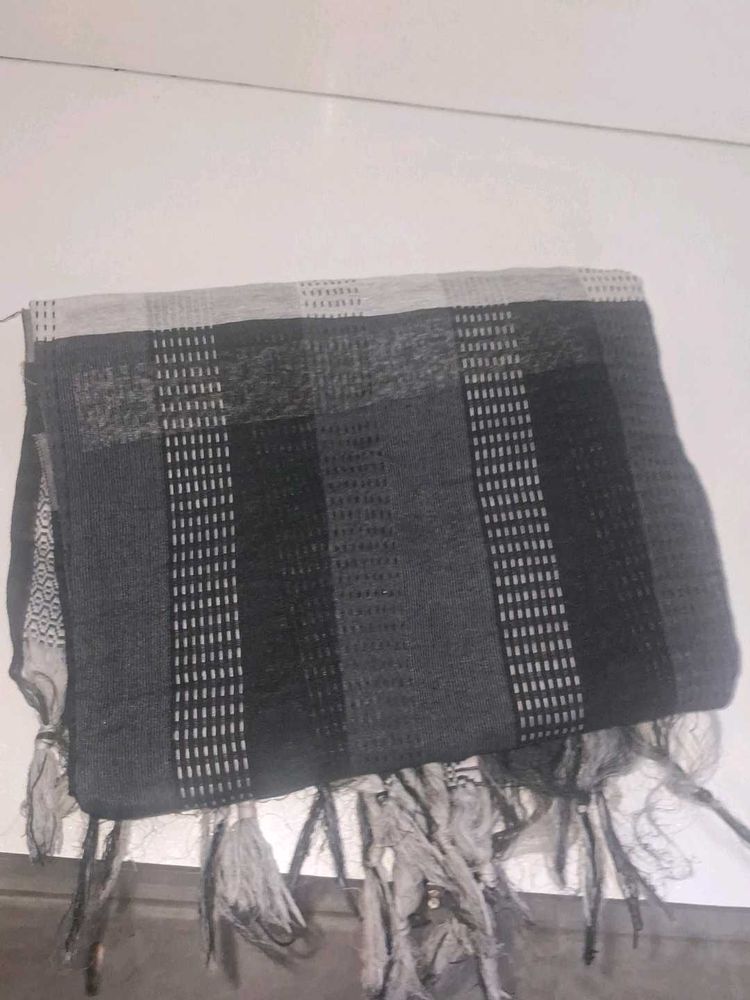Striped black dupatta
