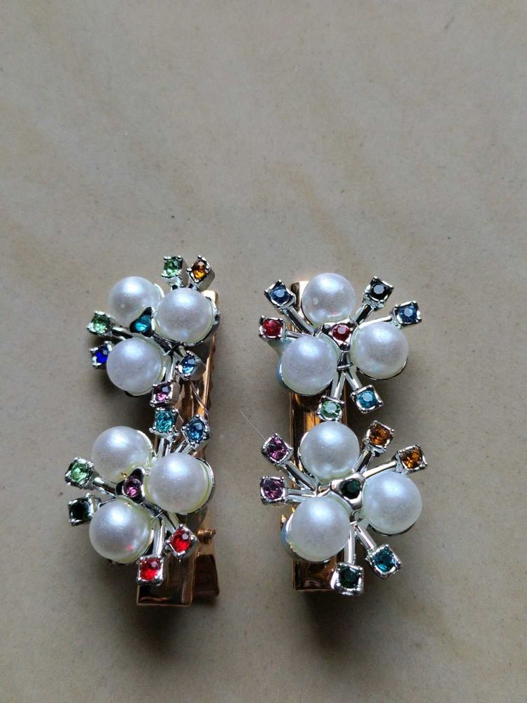 Pearl Hair Clips