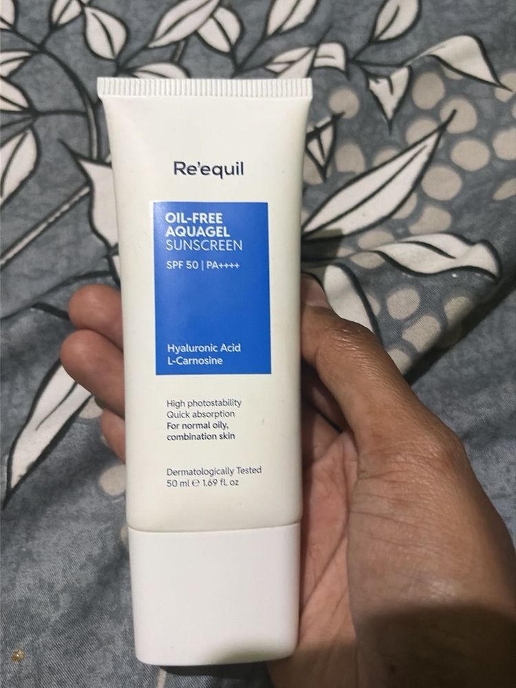 Re'equil Oil-Free Aquagel Sunscreen SPF 50