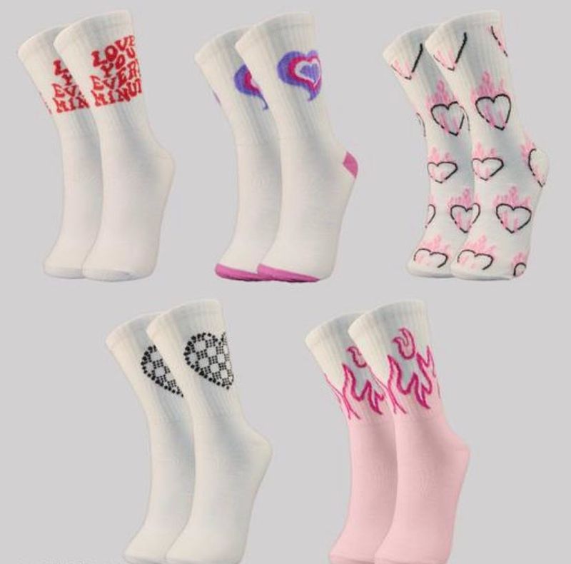 Cute &amp; Trendy Graphic Socks Pack