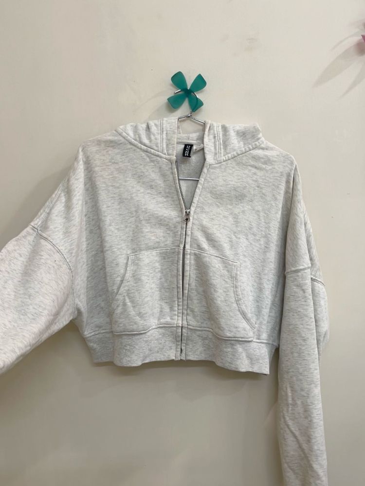 H&amp;M cropped hoodie