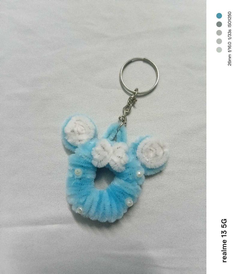 Cute Blue Mickey Mouse Keychain