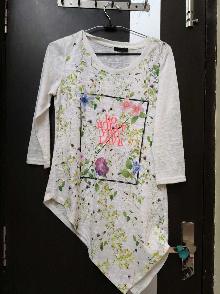Women's Floral Print Tunic Top