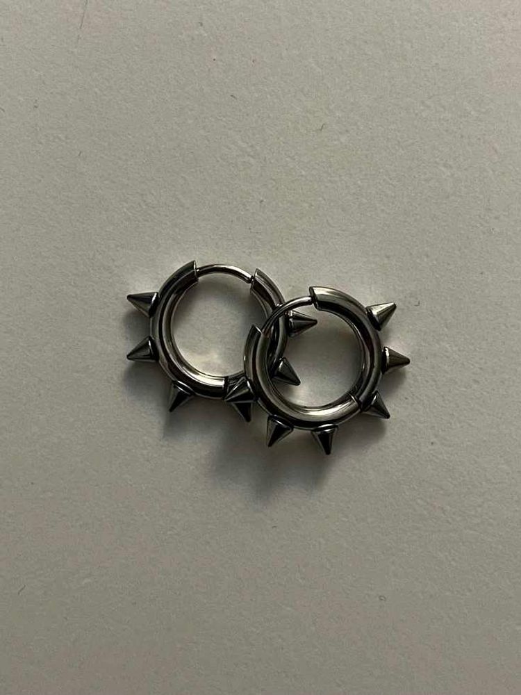 Spike Hoop Earrings