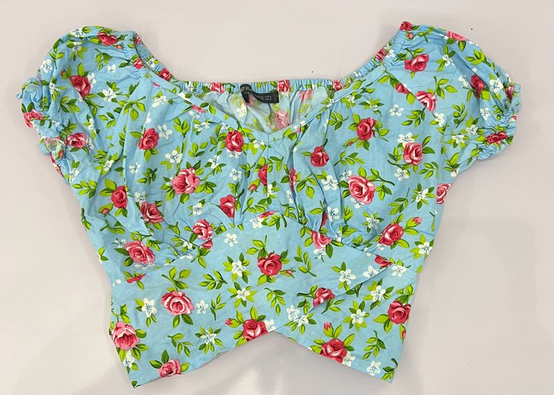 Blue Floral Print