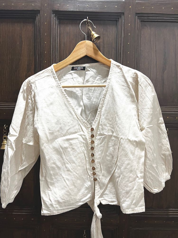 Khadi Tie Up Top