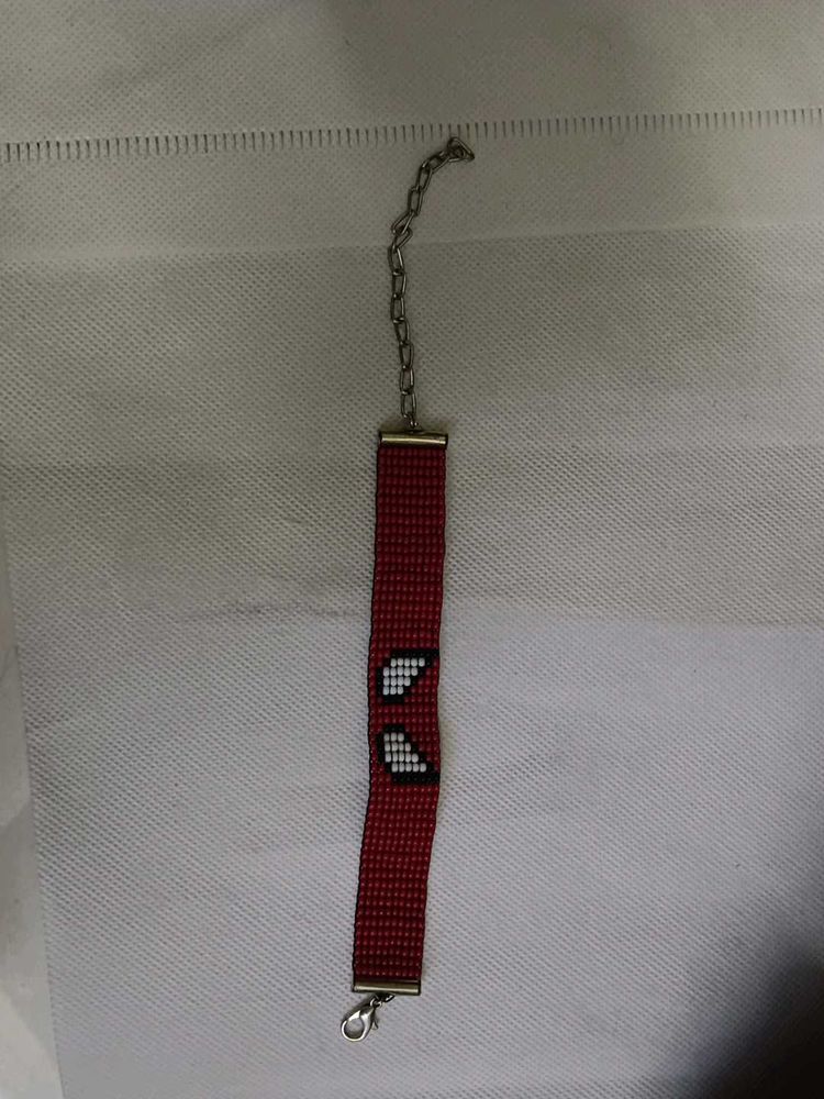 Spider-Man Inspired Beaded Bracelet
