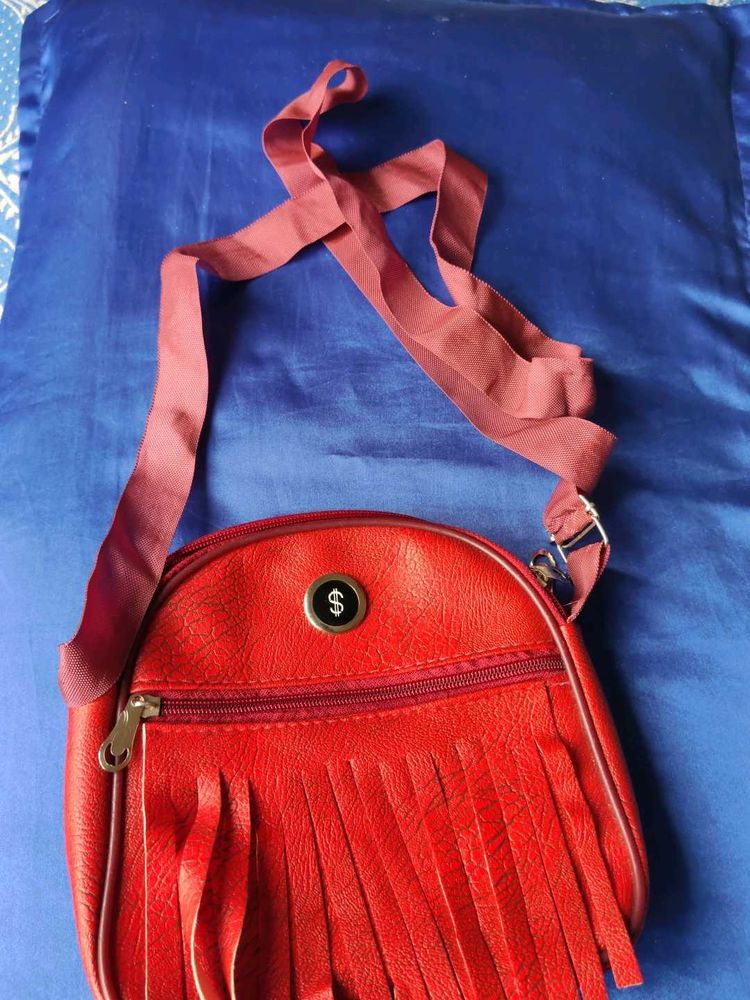 Cute Red Sling Bag