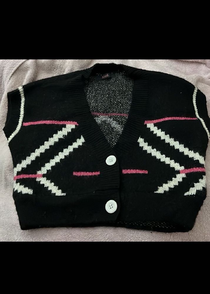 Chic Black knut west with Pink &amp; White Accents