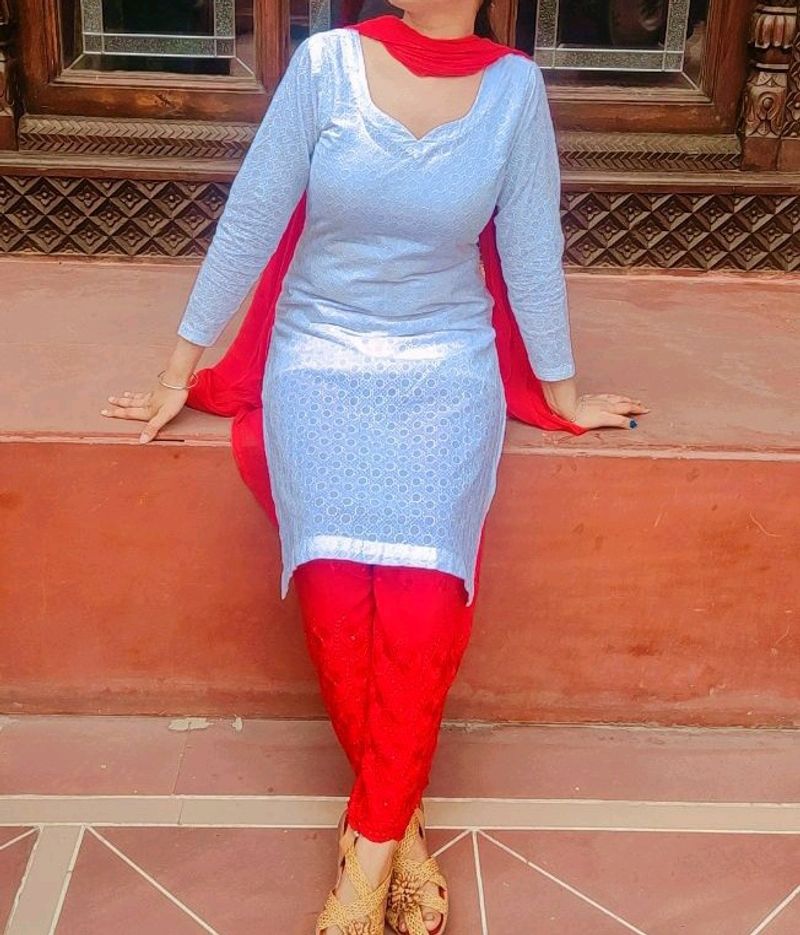 Best Quality Chikankari Plazzo Suit