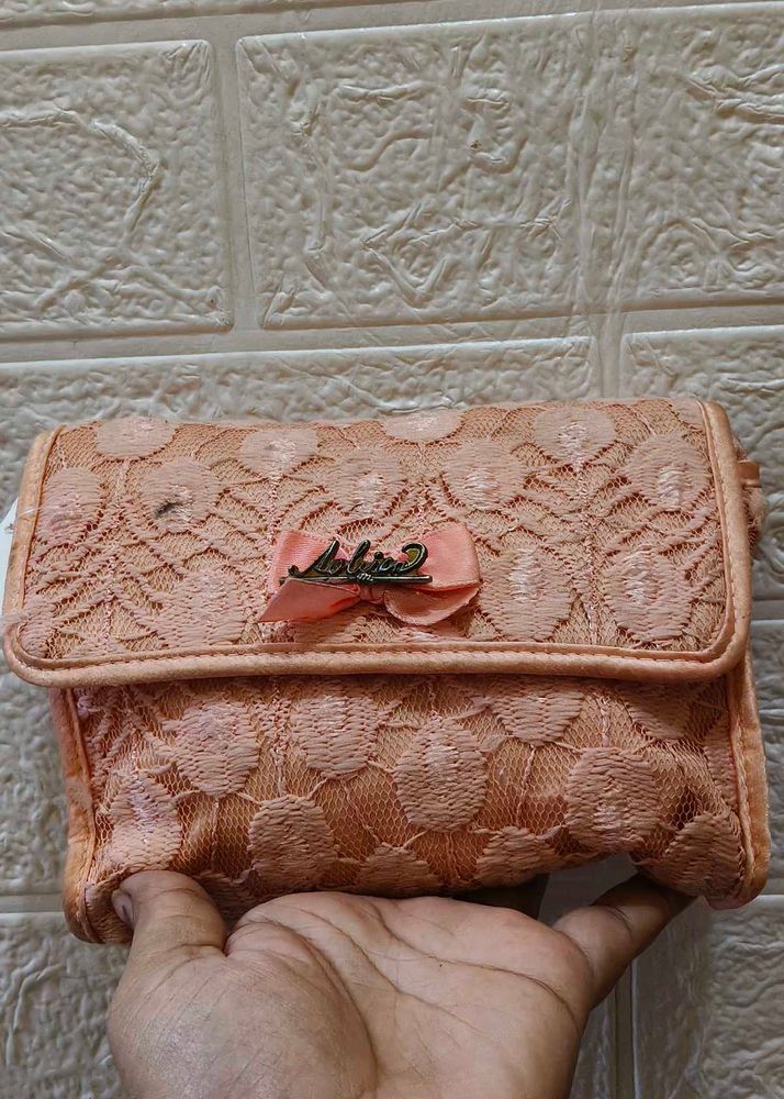 Peach Lace Make up Kit