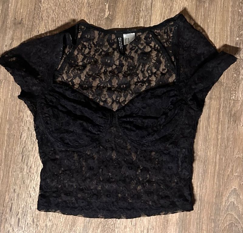 Black Lace Top🕷️