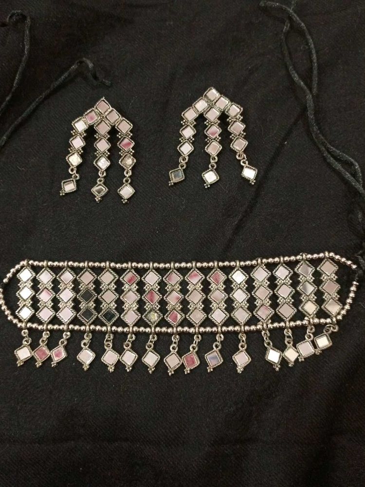Oxidized Jewellery Set