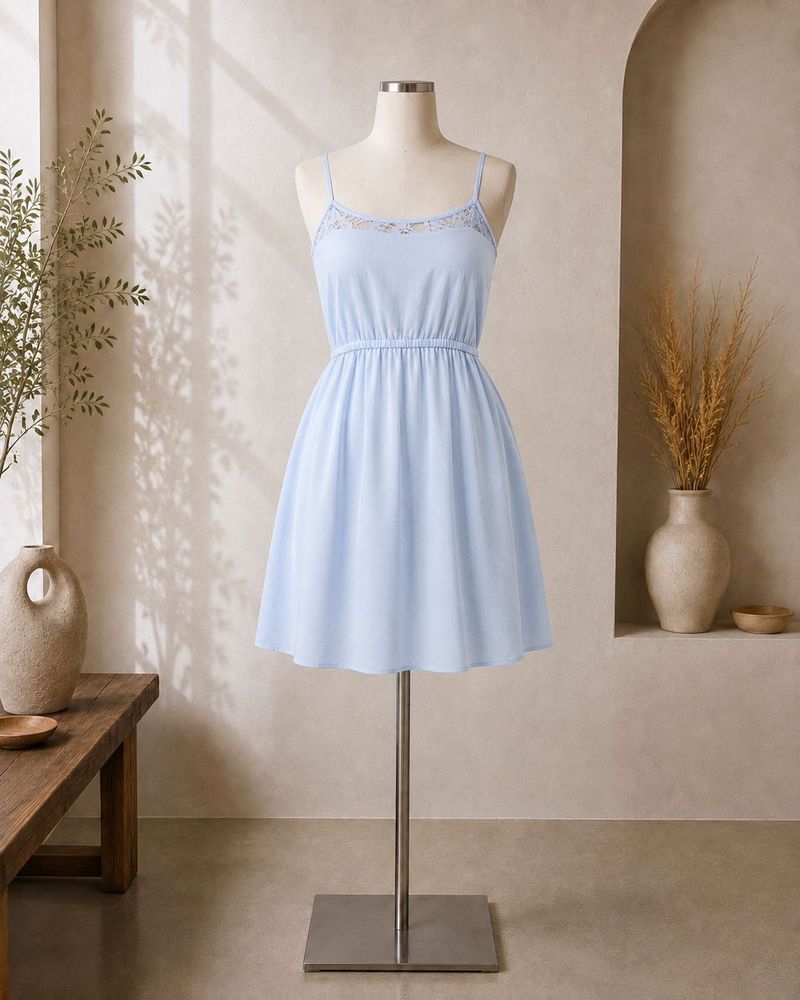 ✨H&amp;M Pastel Blue Mini Dress ✨