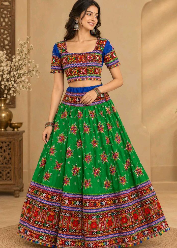Vibrant Embroidered Lehenga Choli Set