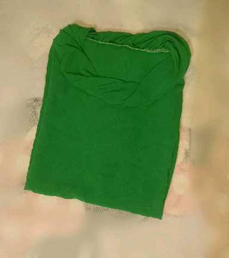 Green Ethnic Fabric