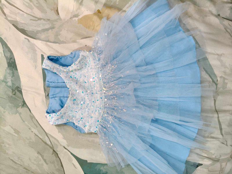 Sparkly Blue Tutu Dress