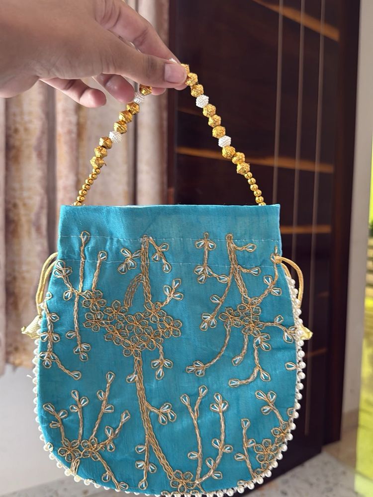 Exquisite Beaded Potli Bag