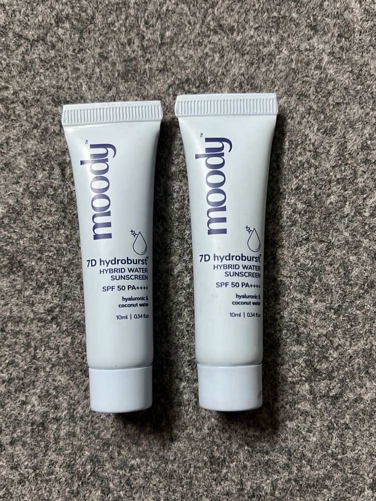 Moody 7D Hydroburst Hybrid Water Sunscreen Pack2