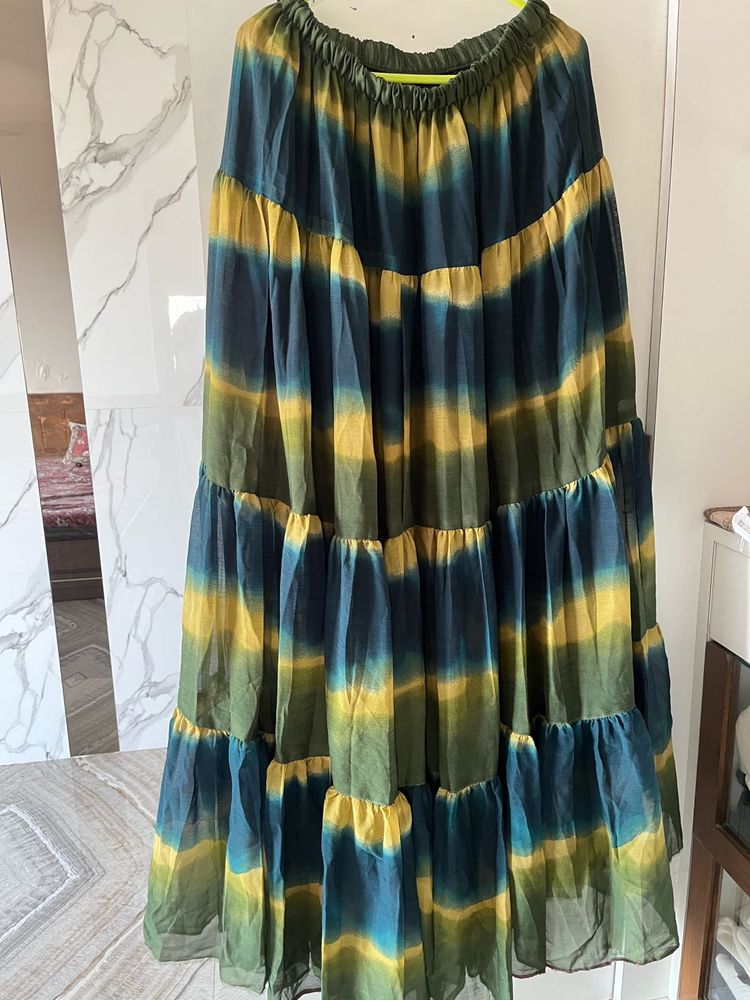 Bohemian Tiered Maxi Skirt