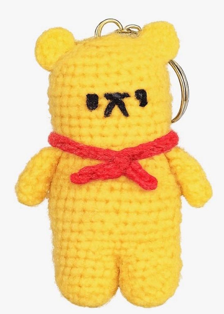 Cute Yellow Bear Keychain