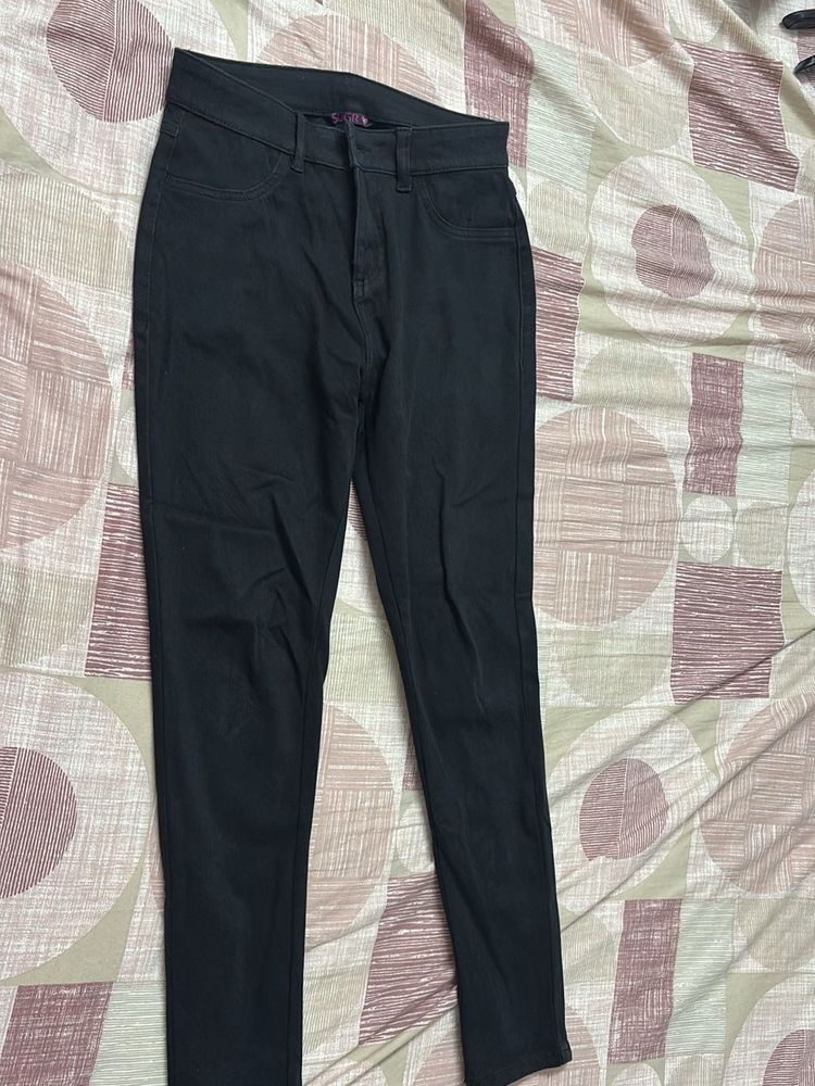 Black Skinny Fit Pants