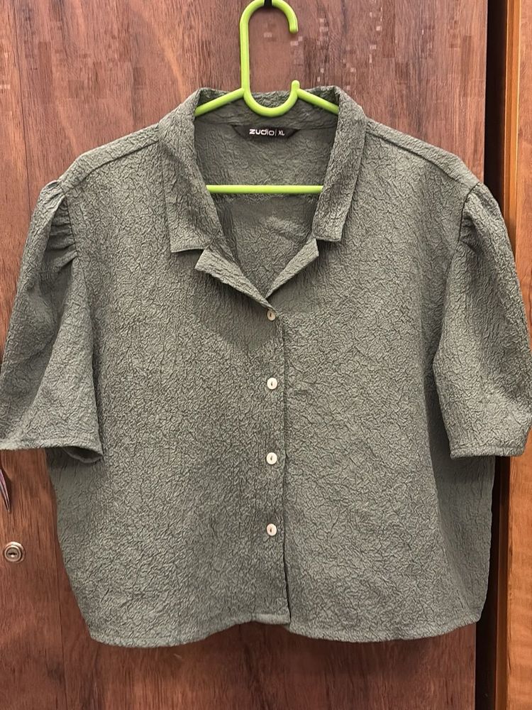 Zudio Textured Top - Green