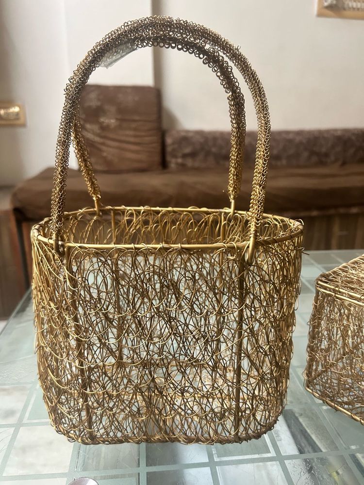 Decorative Wire Basket