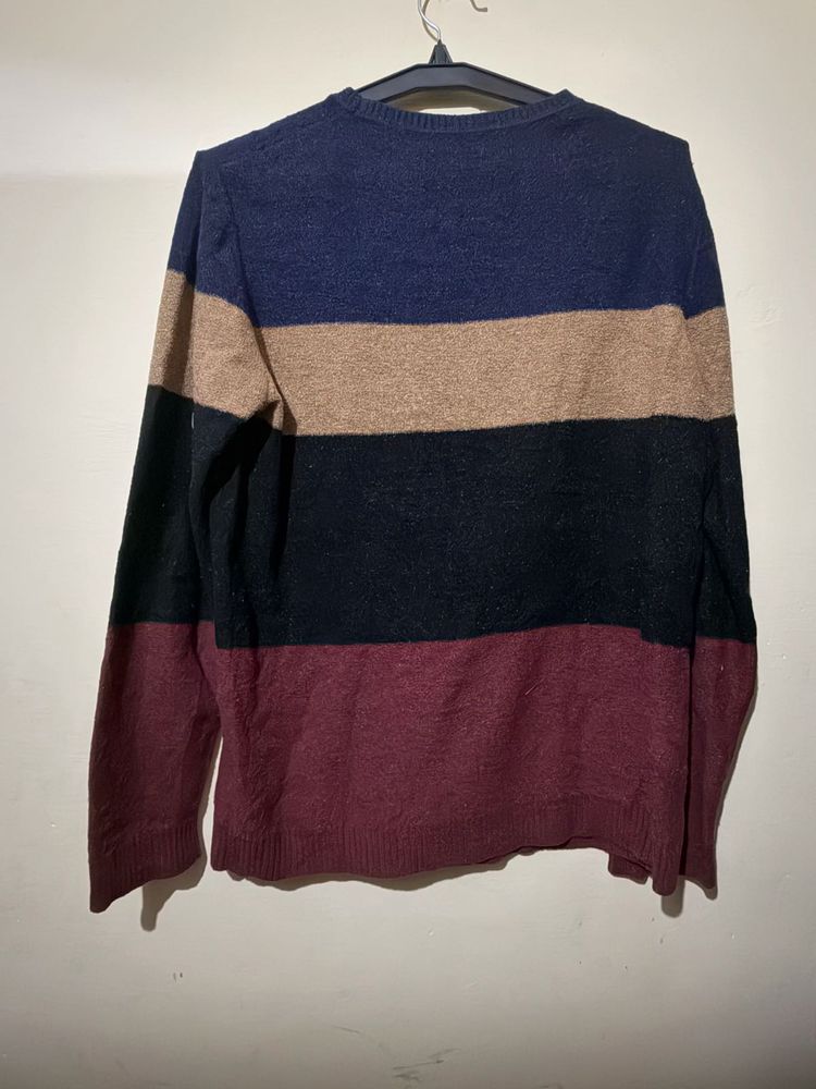 Striped Knit Sweater unisex