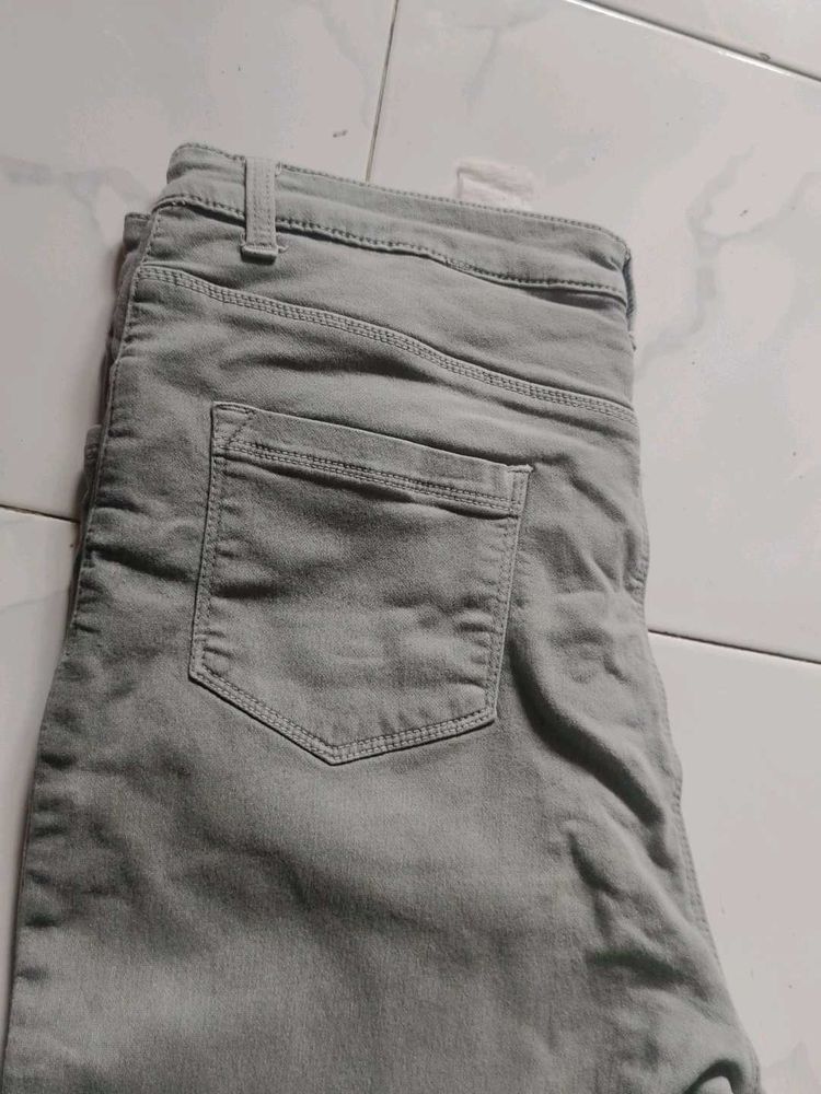 Grey Skinny Fit Jeans