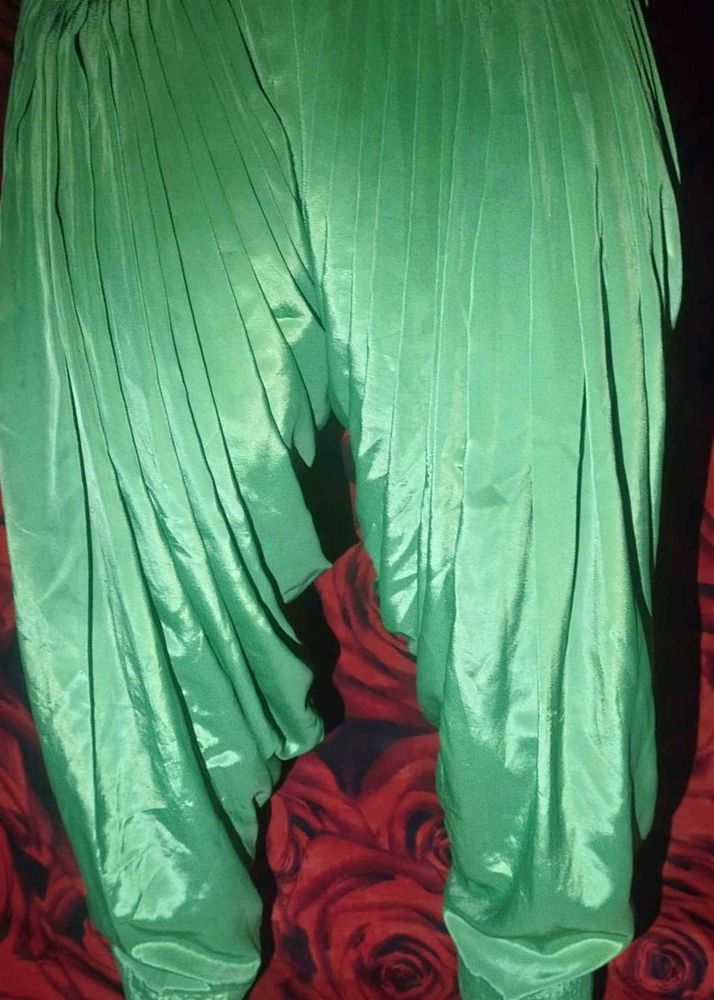 crepe Silk suite patyala