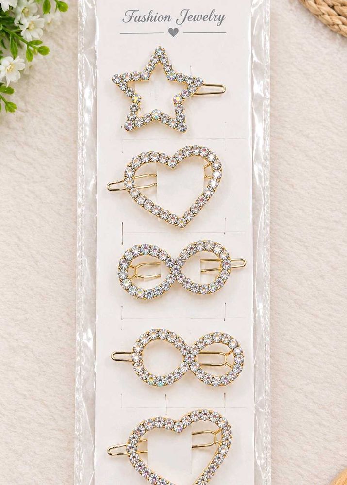Sparkling Hair Clips Set