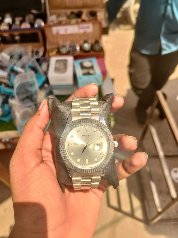 ROLEX WHITE WATCH