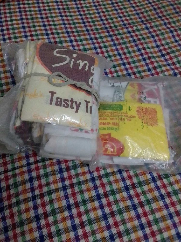 white shopping bags