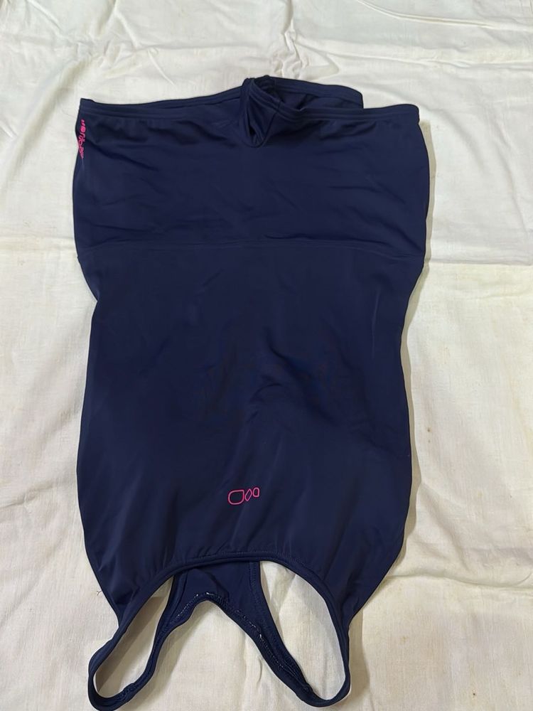 Navy Blue One-Piece Swimsuit