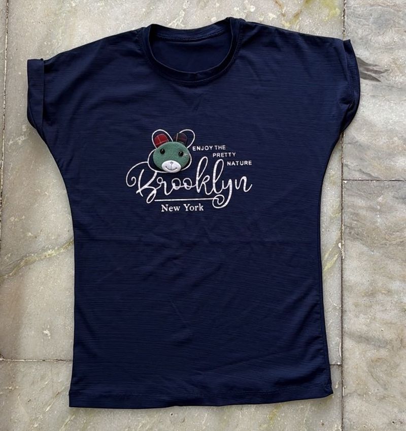 Navy Blue Brooklyn Graphic T-Shirt