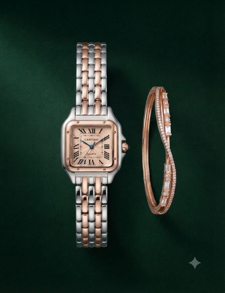 Cartier Watch &amp; Bracelet Set