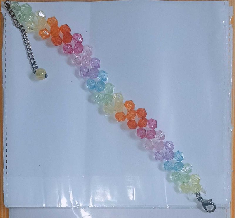 Rainbow Beaded Bracelet
