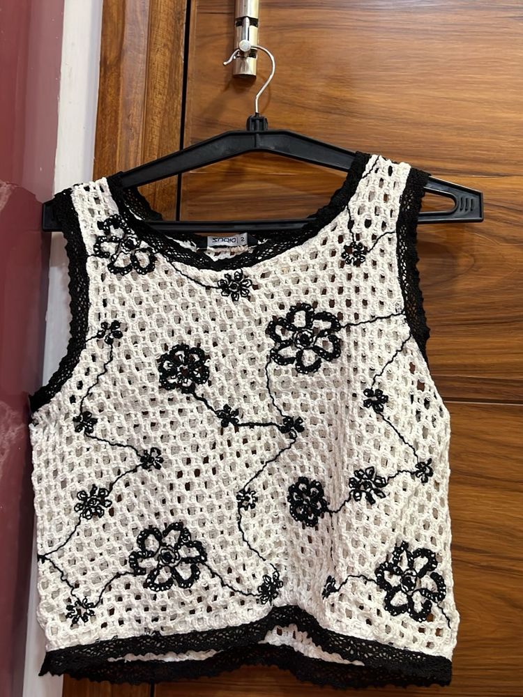 crochet crop top for women